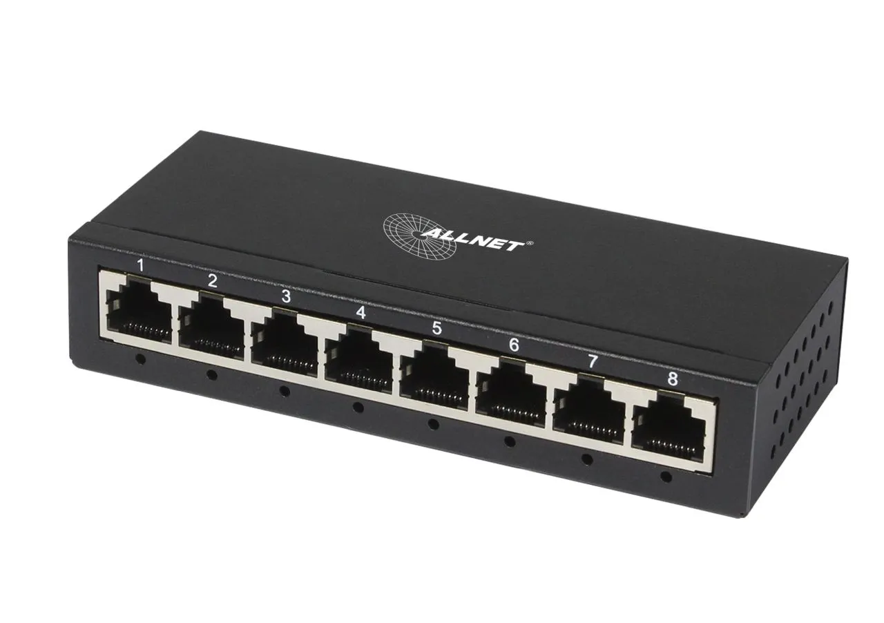 ALLNET Switch unmanaged Layer2 8 Port • 8x 1GbE • Lüfterlos • ALL-SG8008 – Bild 5