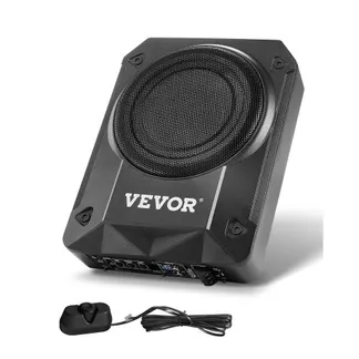 VEVOR Untersitz Auto Subwoofer 800 W 203 mm schlanker Auto Subwoofer mit Stromversorgung, Subsystem mit eingebautem Verstärker, Hoch-/Niedrigpegel-Eingang und Lautstärkeregler für SUVs Lkws VEVOR Untersitz Auto Subwoofer 800 W 203 mm schlanker Auto Subwoofer mit Stromversorgung, Subsystem mit eingebautem Verstärker, Hoch-/Niedrigpegel-Eingang und Lautstärkeregler für SUVs Lkws