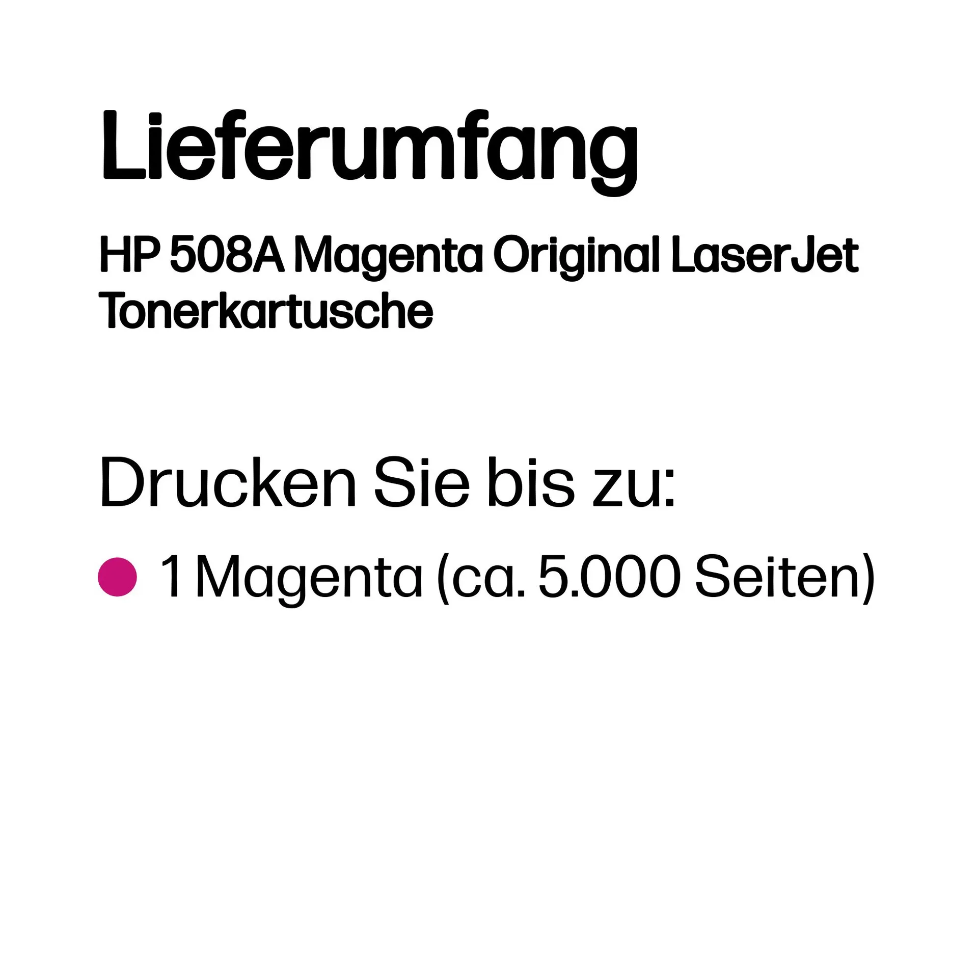 HP 508A Magenta Original LaserJet Tonerkartusche – Bild 3
