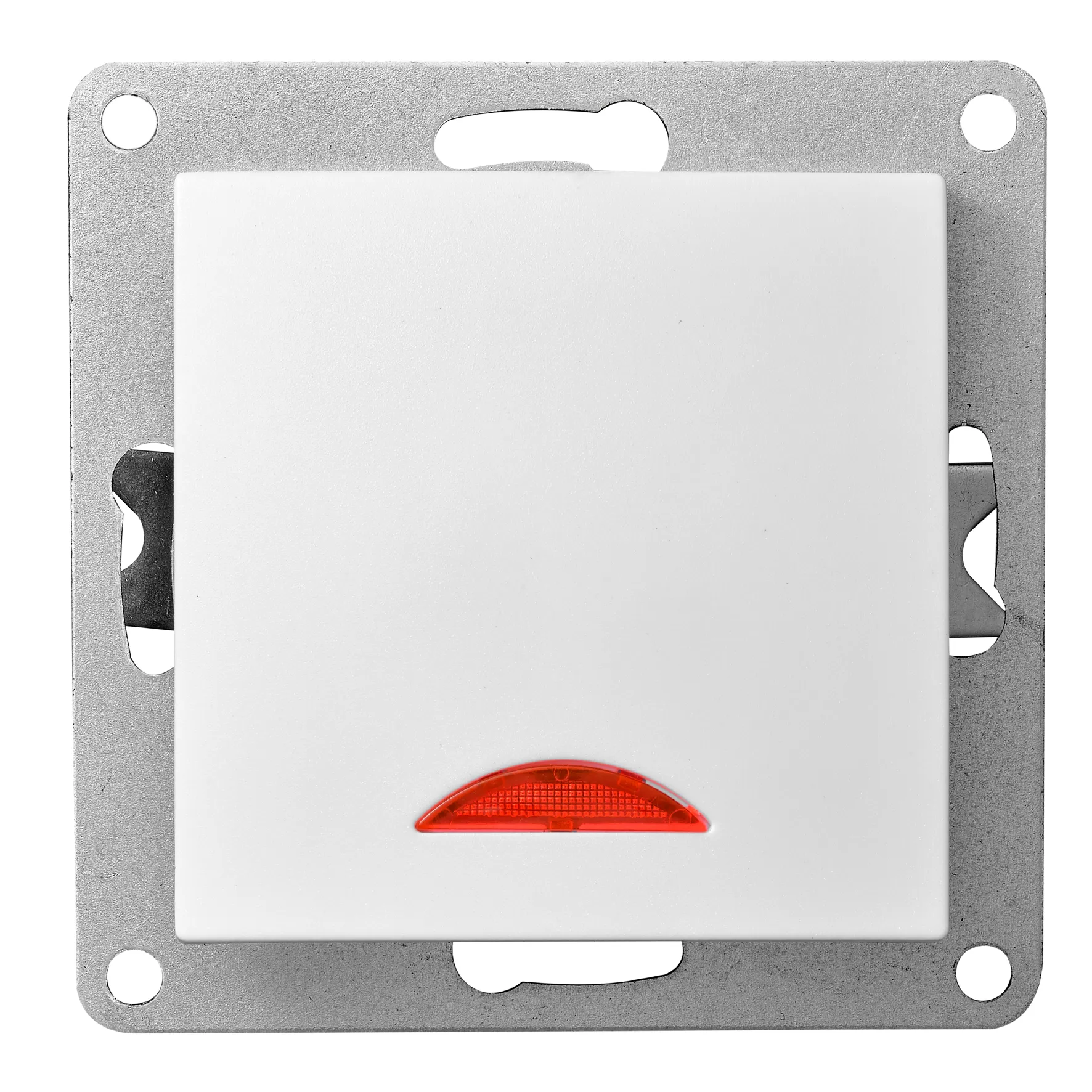 Schalter McPower “Flair“, 250V~/10A, UP, weiß mit Orientierungsleuchte Schalter McPower “Flair“, 250V~/10A, UP, weiß mit Orientierungsleuchte