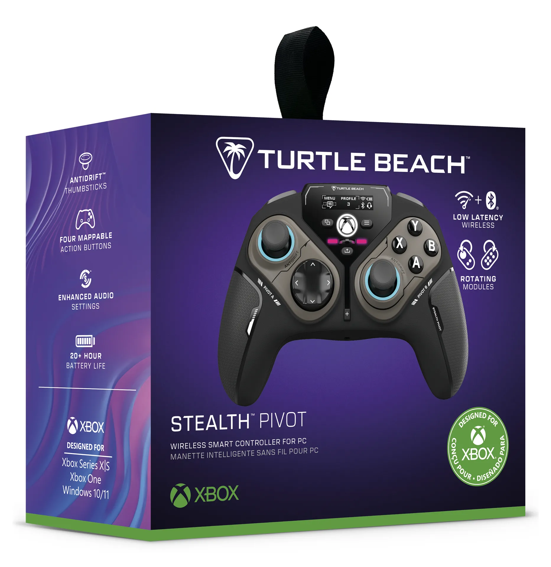 Turtle Beach Stealth Pivot Gaming-Controller – kabellos für Windows PC und kabelgebunden für Xbox - Drehmodule, Display-Dashboard, Hall-Effekt-Sticks und zuweisbare Tasten – Bild 7
