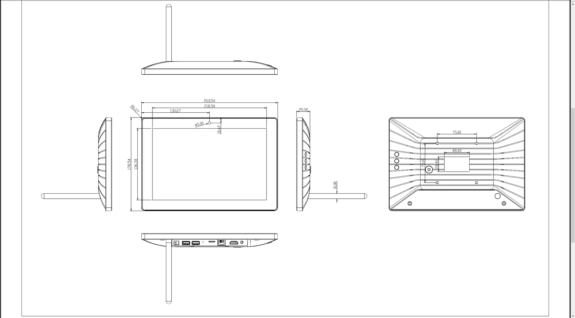 ALLNET Touch Display Tablet 10 Zoll PoE mit 8GB/64GB, RK3568 Android 13,PrimeOne-100 – Bild 5