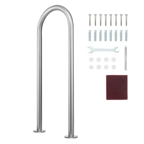 VEVOR Pool-Handlauf, 400 x 90 x 915 mm, Pooleinstieg Aluminium mit Grundplatte für Innen-/Außenpools, benutzerfreundliche Einstieghilfe für Schwimmbäder, Haltegriff mit Zubehör für Spas und Docks VEVOR Pool-Handlauf, 400 x 90 x 915 mm, Pooleinstieg Aluminium mit Grundplatte für Innen-/Außenpools, benutzerfreundliche Einstieghilfe für Schwimmbäder, Haltegriff mit Zubehör für Spas und Docks