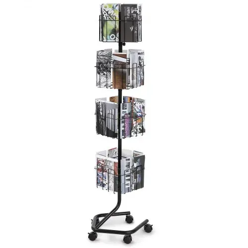 VEVOR Prospektständer Bodenprospektständer 32 Fächer, Netz-Literaturstände Zeitungskatalogständer, Broschürenständer mit 5 Rollen (2 feststellbar) für Geschäfte Ausstellungen Büros 41 x 38 x 155 cm VEVOR Prospektständer Bodenprospektständer 32 Fächer, Netz-Literaturstände Zeitungskatalogständer, Broschürenständer mit 5 Rollen (2 feststellbar) für Geschäfte Ausstellungen Büros 41 x 38 x 155 cm