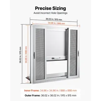 VEVOR Verkaufsfenster für Foodtrucks 915 x 915 x 110 mm Aluminiumlegierung, Konzessionsfenster Regenschutz, bis 85° Aufklappbar, Klappbarer Ablage, mit 4 Verschiebbaren Fliegengittern und Schlepphaken VEVOR Verkaufsfenster für Foodtrucks 915 x 915 x 110 mm Aluminiumlegierung, Konzessionsfenster Regenschutz, bis 85° Aufklappbar, Klappbarer Ablage, mit 4 Verschiebbaren Fliegengittern und Schlepphaken