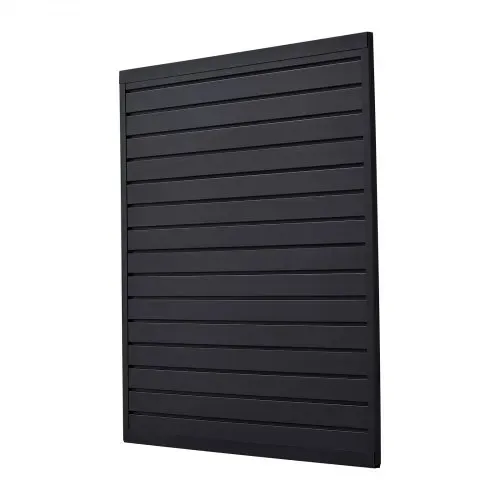 VEVOR Werkzeugwand 1230x1235x20 mm, PVC-Garagen-Lamellenwand, 136 kg pro Platte, schwarzer Wandorganizer, Lamellenwandpaneel mit Kupplungsstruktur & DIY-Zuschnitt, geeignet für Lagerung & Präsentation – Bild 8