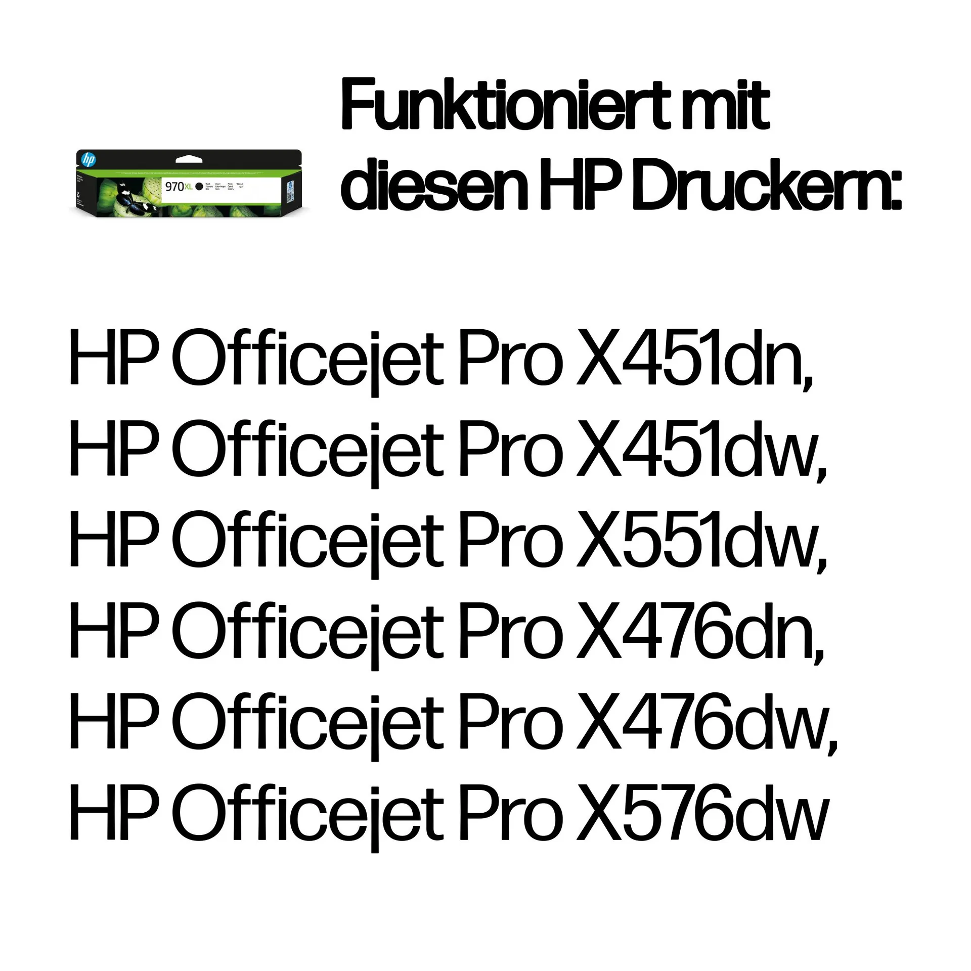 HP 970XL Schwarz Original Tintenpatrone mit hoher Reichweite – Bild 2