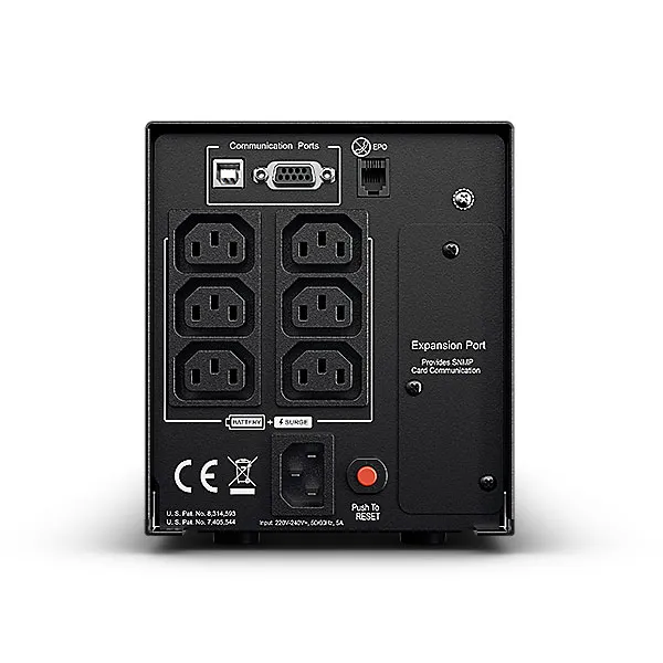 CyberPower USV, PR Tower-Serie, 750VA/675W, Line-Interactive, reiner Sinus, LCD, USB/RS232, – Bild 4