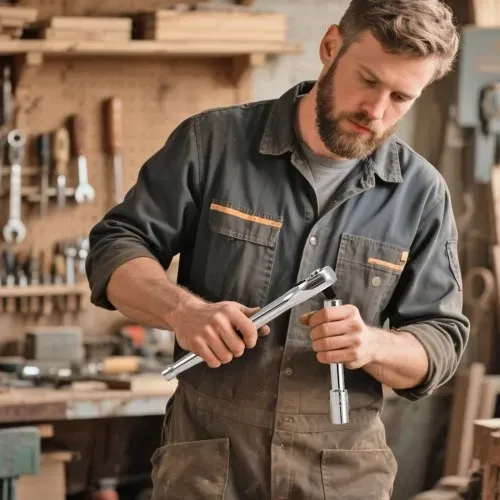 VEVOR Steckschlüsselsatz 18-tlg. 12,7 mm Antrieb, Steckschlüssel-Werkzeugsatz, metrische Größe von 10 bis 27 mm, mit Aufbewahrungskoffer, klare Markierungen, verchromter CR-V-Legierungsstahl – Bild 7