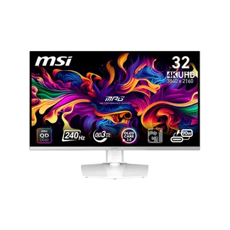 MSI MPG 321URXWDE QD-OLED Computerbildschirm 80 cm (31.5″) 3840 x 2160 Pixel 4K Ultra HD Weiß MSI MPG 321URXWDE QD-OLED Computerbildschirm 80 cm (31.5″) 3840 x 2160 Pixel 4K Ultra HD Weiß
