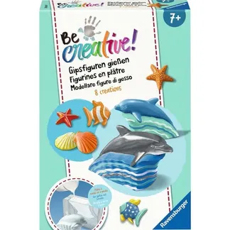 Bastelset DIY Gipsfiguren gießen Delfine, Basteln Bastelset DIY Gipsfiguren gießen Delfine, Basteln
