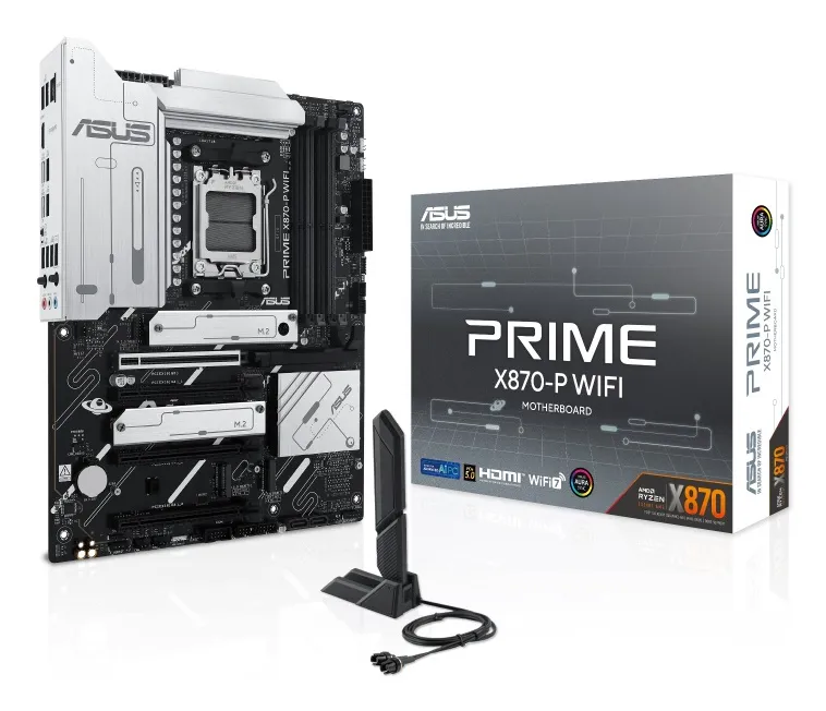 ASUS Prime X870-P WIFI AMD X870 Sockel AM5 ATX ASUS Prime X870-P WIFI AMD X870 Sockel AM5 ATX