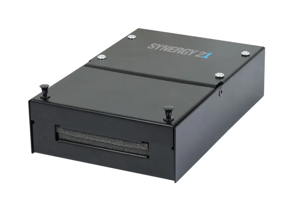 Keystone, Modulträger, Patchpanel für 4x TP-Modul, Aufputz, Metallklappbox(Consolidation Point Box), Schwarz, Synergy 21, Keystone, Modulträger, Patchpanel für 4x TP-Modul, Aufputz, Metallklappbox(Consolidation Point Box), Schwarz, Synergy 21,