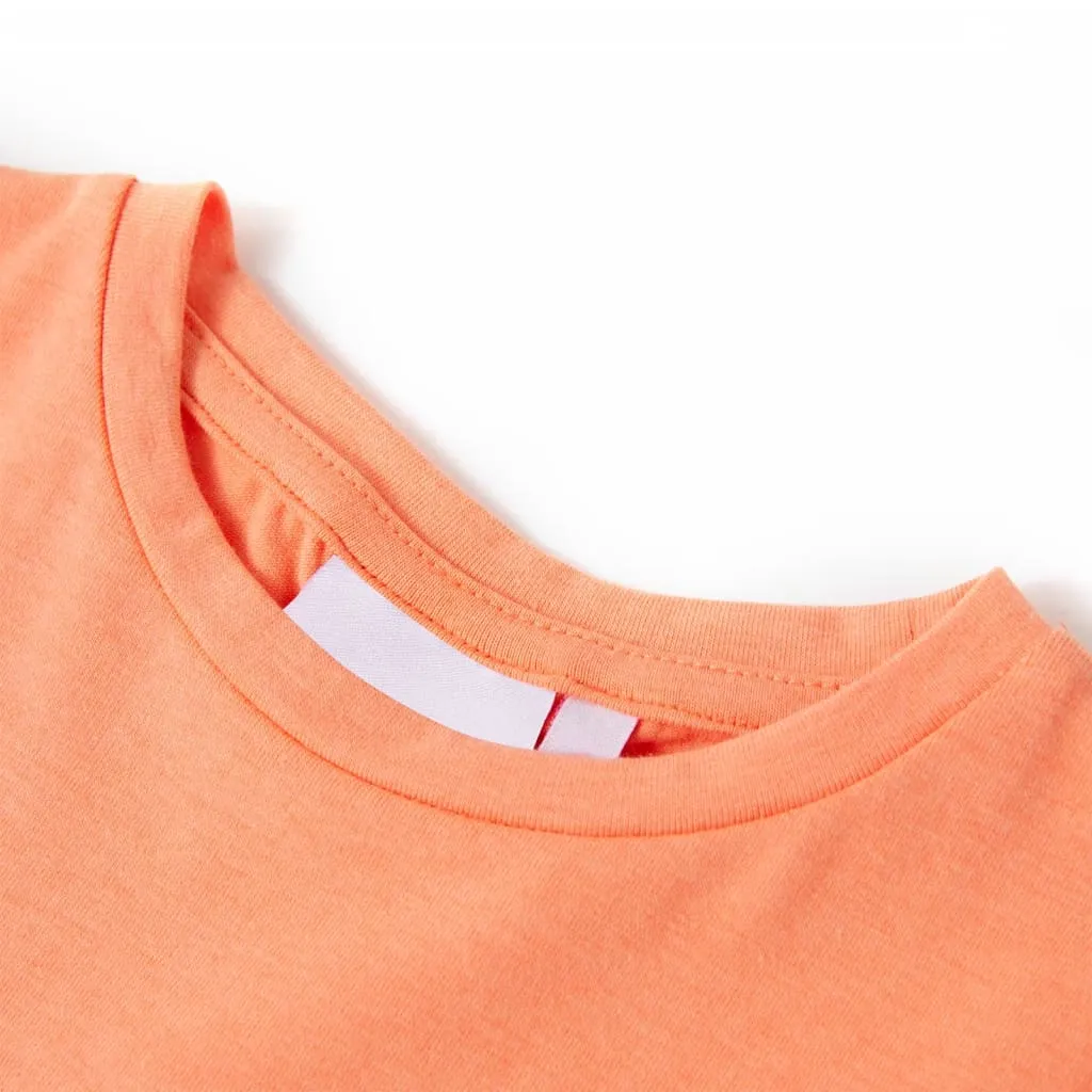 vidaXL Kinder-T-Shirt mit Flügelärmeln Neonorange 140 – Bild 3