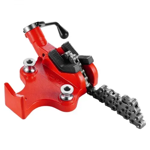 VEVOR Kettenrohrschraubstock, 6,35-152,4 mm Rohrkapazität, 710 mm robuste Kette und Gusseisenbasis, Rohrklemmung in Industriequalität für Klempnerarbeiten, Autoreparaturen, Metallverarbeitung – Bild 9