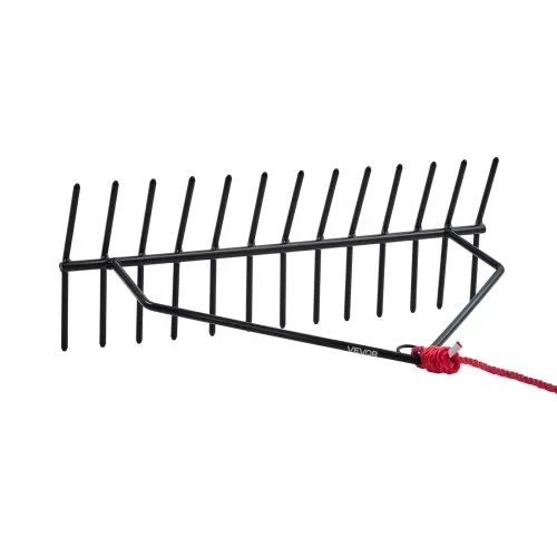 VEVOR Teichrechen, 610x215x355 mm, doppelseitiger Unkrautentfernungswerkzeug, Teichpflanzenschneider mit 9 m Seil, Befestigungsloch, kein Zusammenbau erforderlich, ideal für Teich, See, Bach – Bild 10
