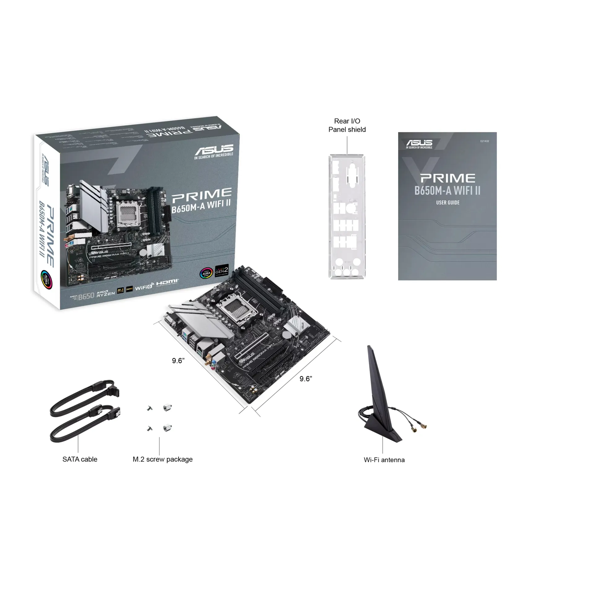 ASUS PRIME B650M-A WIFI II AMD B650 Sockel AM5 micro ATX – Bild 7