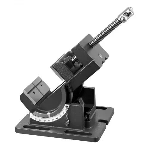 VEVOR Maschinenschraubstock kippbar, 10,795 cm Backenbreite, Bohrmaschinen Schraubstock, 0–90° Neigung verstellbar, Werkbankschraubstock für die Holzbearbeitung & Tischplatten, schwarz – Bild 9
