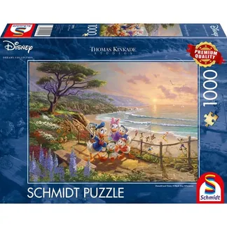 Thomas Kinkade Studios: Disney – Donald and Daisy A Duck Day Afternoon, Puzzle Thomas Kinkade Studios: Disney – Donald and Daisy A Duck Day Afternoon, Puzzle
