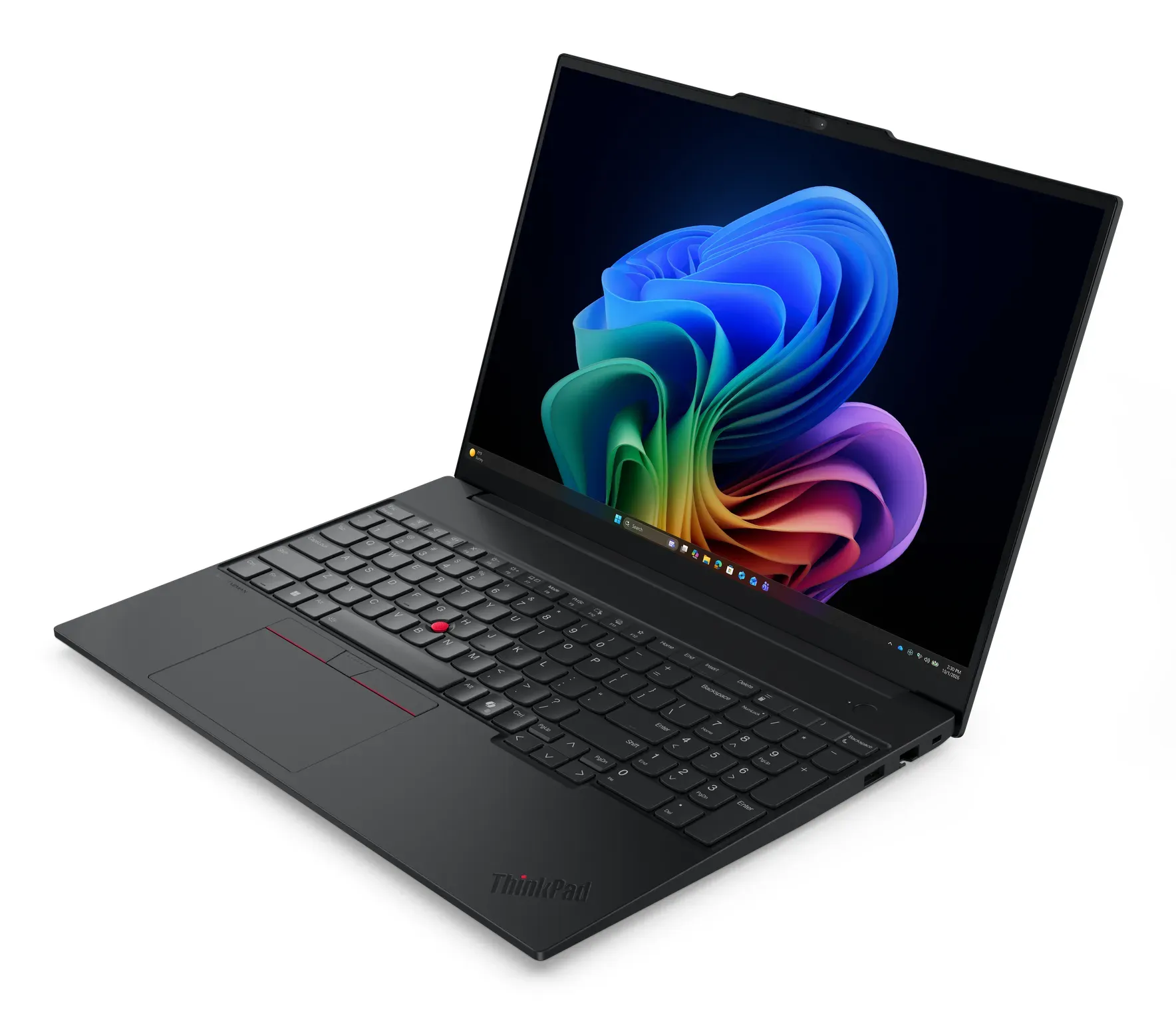 Lenovo ThinkPad E16 Gen 4 (AMD) Copilot+ PC AMD Ryzen AI 5 330 Laptop 40,6 cm (16") WUXGA 32 GB DDR5-SDRAM 512 GB SSD Wi-Fi 7 (802.11be) Windows 11 Pro Deutsch Schwarz – Bild 3