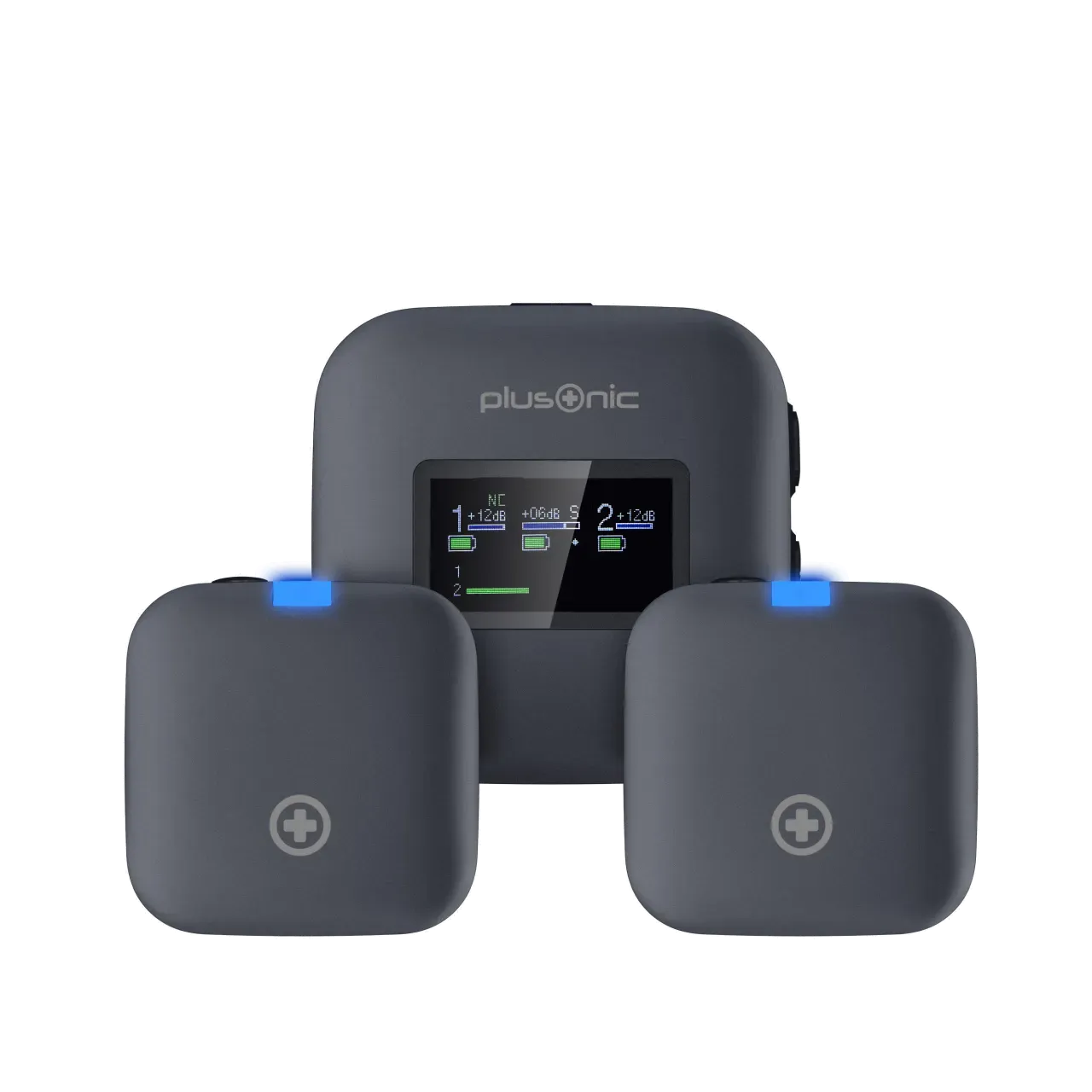Plusonic Wireless Mikrofone Kit PS-TDS8 "USB Type C/Lightning/3,5mm Klinke" WiFi-Micro *ALLTRAVEL* – Bild 2
