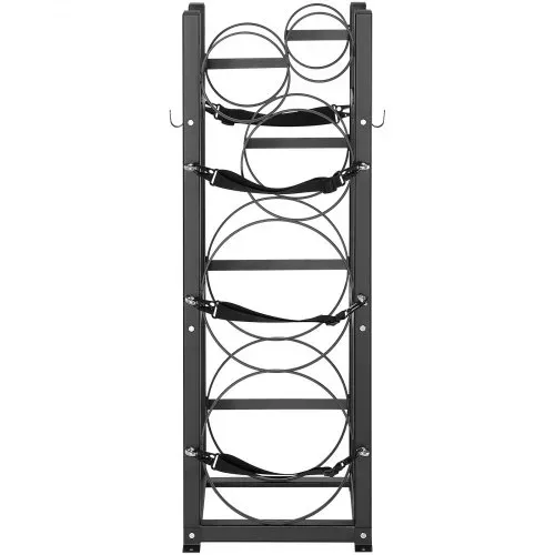 VEVOR Kältemitteltankgestell, mit 2 x 30 lbs und Weiteren 3 Kleinen Flaschentanks, Zylindertankgestell 12,79 x 12,99 x 47,12 Zoll, Kältemittelzylindergestell und Halterungen für Freon, Gase – Bild 8