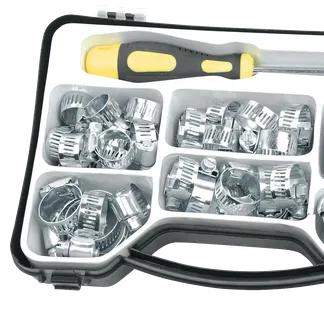 Schlauchschellen-Sortiment, 50-teilig Schlauchschellen-Sortiment, 50-teilig