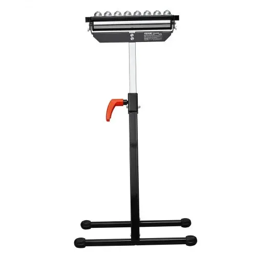 VEVOR 3-in-1 Rollenständer, 136 kg, 68–108 cm höhenverstellbar, Rollenbock mit 29,2 cm poliertem, multidirektionalem Rollenkopf, für Tischkreissägen-Auslauf, Holzbearbeitungs-Verlängerungsstütze – Bild 9