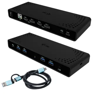 i-tec Universal Dual 4K Display Docking Station + Power Delivery 85W i-tec Universal Dual 4K Display Docking Station + Power Delivery 85W