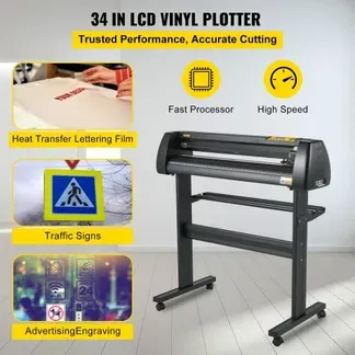 VEVOR 86 cm Vinyl Schneideplotter Vinyl Cutter Plotter 870 mm Slogan Cutting Plotter Desktop Machine mit der Software, Schneideplotter VEVOR 86 cm Vinyl Schneideplotter Vinyl Cutter Plotter 870 mm Slogan Cutting Plotter Desktop Machine mit der Software, Schneideplotter