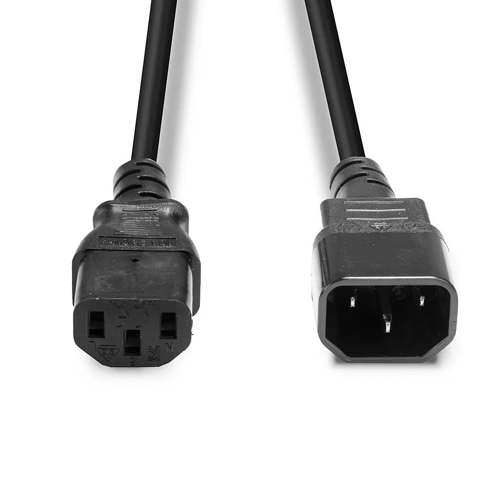 Lindy 30320 Stromkabel Schwarz 0,5 m C14-Koppler C13-Koppler – Bild 4