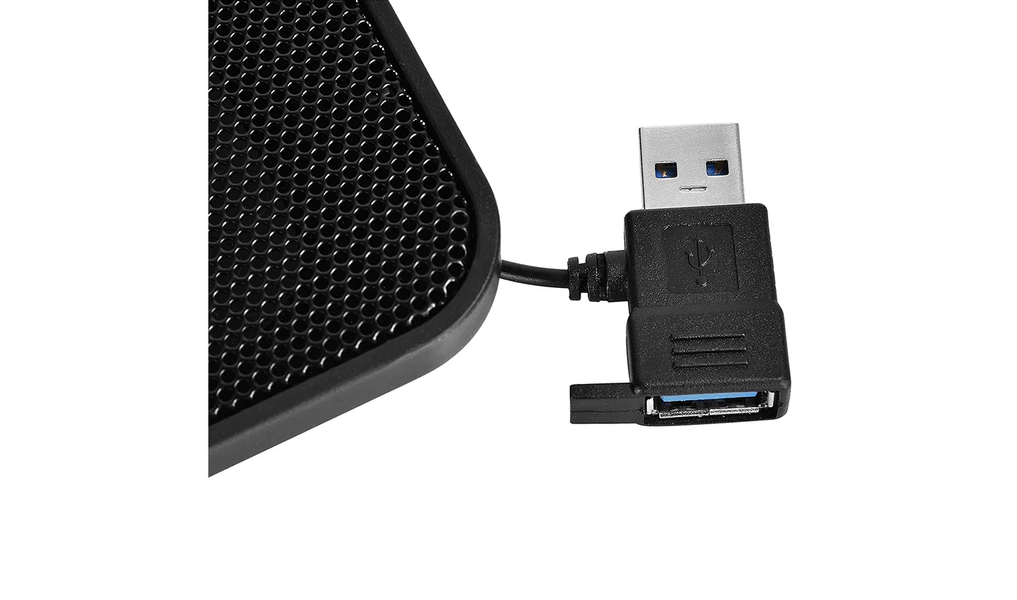 DeepCool U PAL Llaptop-Kühlpad 39,6 cm (15.6") 1000 RPM Schwarz – Bild 7