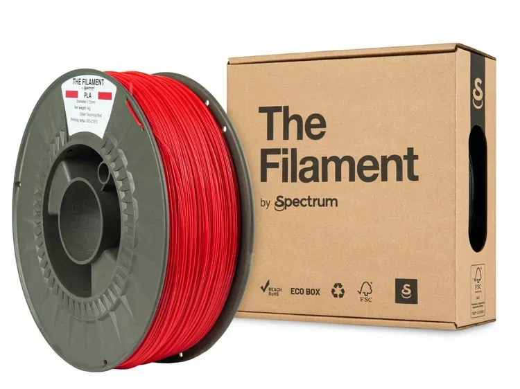 The Filament · PLA · TECHNICAL RED · 1.75mm · 1kg The Filament · PLA · TECHNICAL RED · 1.75mm · 1kg