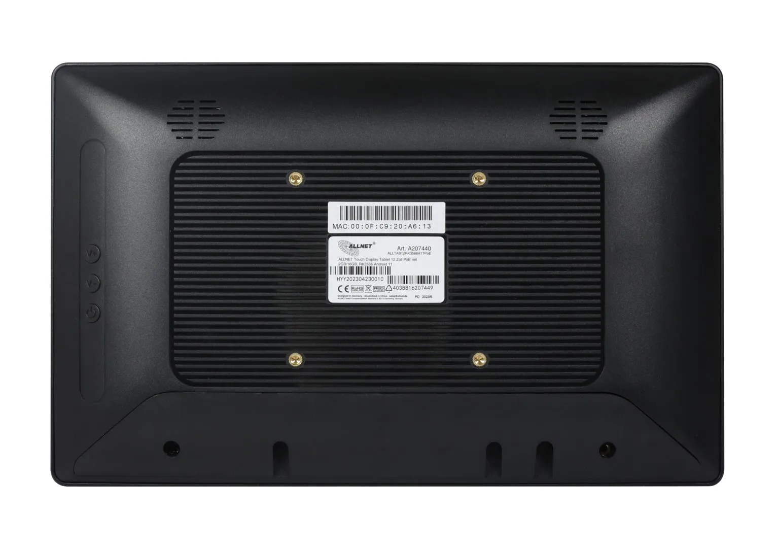ALLNET Touch Display Tablet 12 Zoll PoE mit 8GB/64GB, RK3568 Android 13,PrimeOne-120 – Bild 5
