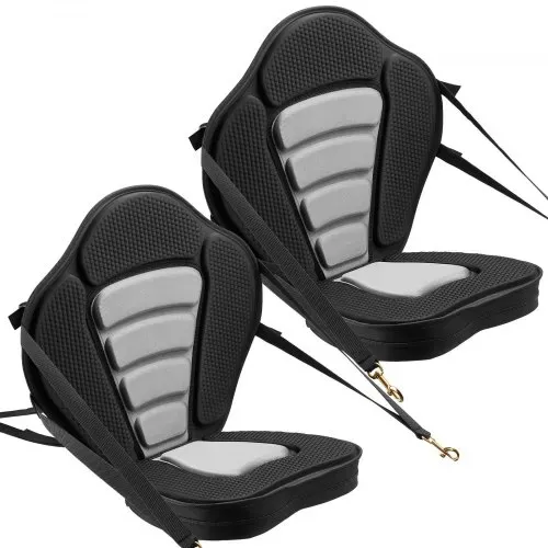 VEVOR 2 x Kajaksitz 53 mm Dicke, Gepolsterter Sitz für Stand-Up-Paddle-Board, Bootssitz mit Rückenlehne & Aufbewahrungstasche & Verstellbaren Gurten für SUP Kanu Angelboot Aufblasbares Kajak – Bild 9