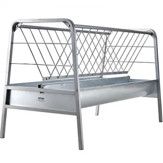 VEVOR Heuraufe für Vieh, 2-in-1-Futtertrog für Getreide & Heu, Futterraufe mit 80 Gallonen Fassungsvermögen, 1471mm langer Heufütterer für Ziegen, Getreide- & Heuhalter aus Stahl für Schafställe VEVOR Heuraufe für Vieh, 2-in-1-Futtertrog für Getreide & Heu, Futterraufe mit 80 Gallonen Fassungsvermögen, 1471mm langer Heufütterer für Ziegen, Getreide- & Heuhalter aus Stahl für Schafställe