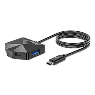 Manhattan 181150 laptop-dockingstation & portreplikator Kabelgebunden USB 3.2 Gen 2 (3.1 Gen 2) Type-C Schwarz Manhattan 181150 laptop-dockingstation & portreplikator Kabelgebunden USB 3.2 Gen 2 (3.1 Gen 2) Type-C Schwarz