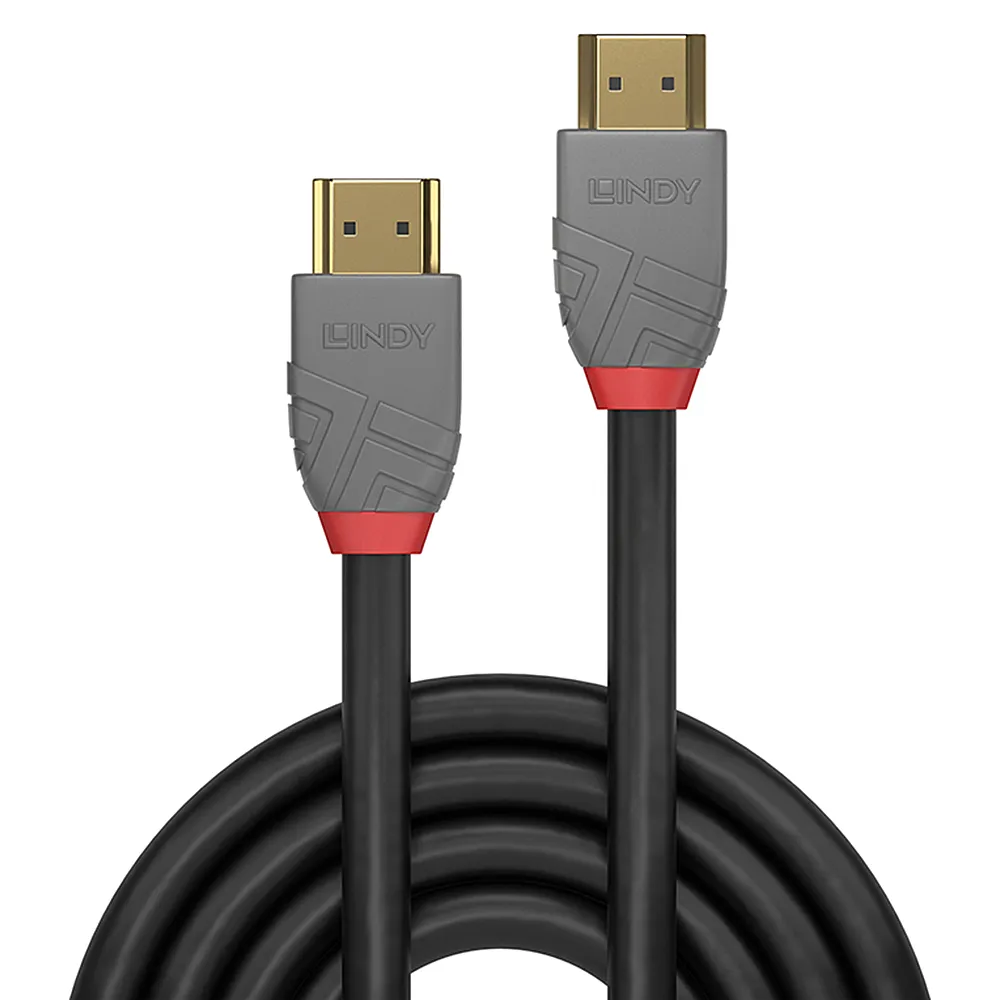 Lindy 36965 HDMI-Kabel 5 m HDMI Typ A (Standard) Schwarz, Grau – Bild 2