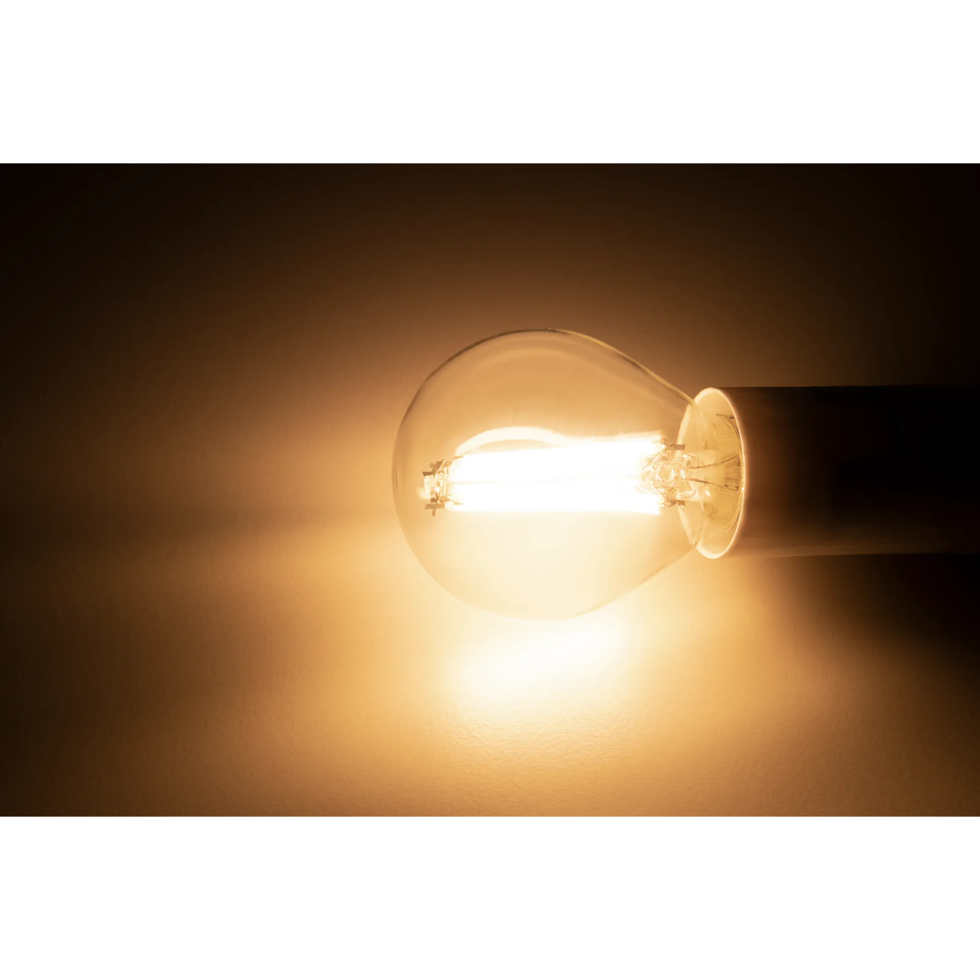 LED Filament Tropfenlampe McShine ''Filed'' E14, 6W, 600lm, warmweiß, dimmbar – Bild 3