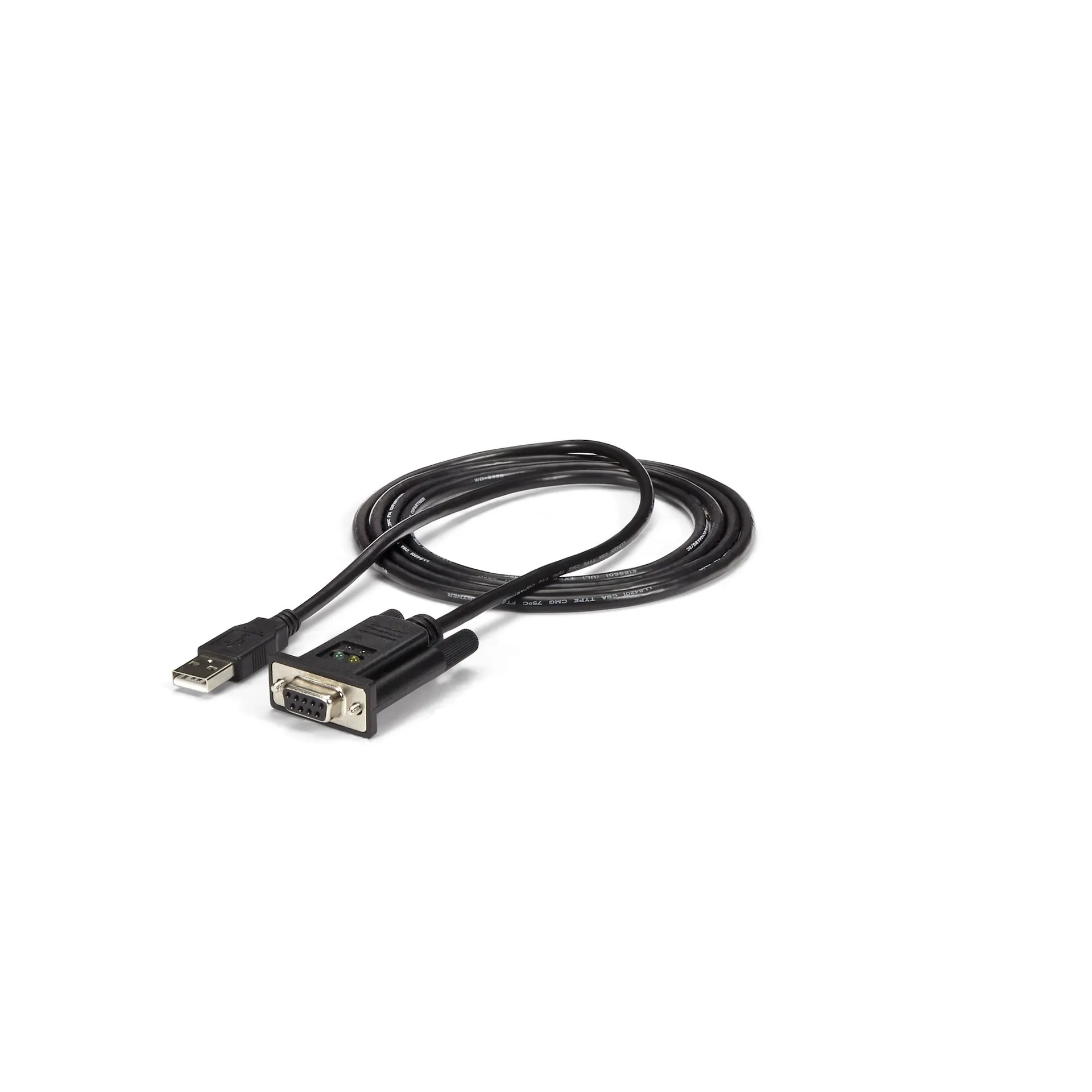 StarTech.com USB auf Seriell RS232 Adapter – DB9 Seriell DCE Adapter Kabel mit FTDI – Null Modem – USB 1.1 / 2.0 – USB Busbetrieben StarTech.com USB auf Seriell RS232 Adapter – DB9 Seriell DCE Adapter Kabel mit FTDI – Null Modem – USB 1.1 / 2.0 – USB Busbetrieben