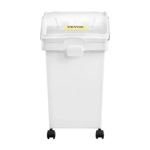 VEVOR Mehl und Reis Behälter Kapazität 15 kg, 3 Stück Aufbewahrungsbox Küche 25 x 35,5 x 43 cm, dreifach Vorratsdosen weiß Speicherung für Getreide und anderen Trockenwaren – Bild 9