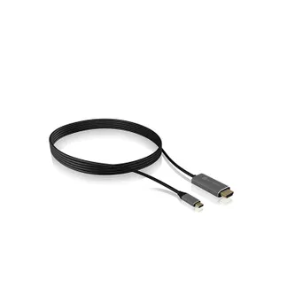 ICY BOX IB-CB020-C, USB Type-C® zu HDMI Kabel, 1,8 m, 4K@60 Hz, Aluminium ICY BOX IB-CB020-C, USB Type-C® zu HDMI Kabel, 1,8 m, 4K@60 Hz, Aluminium