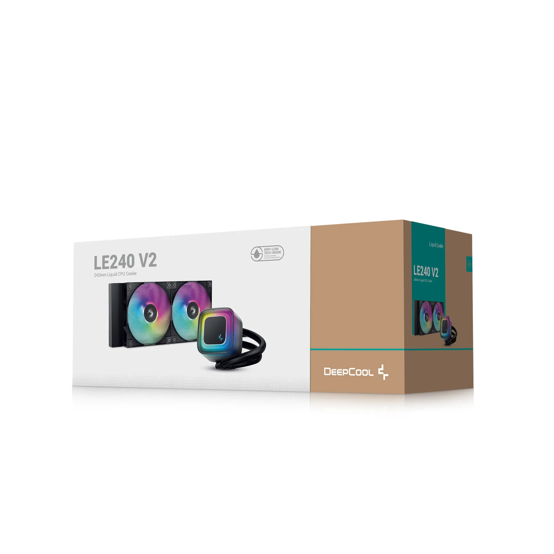 DeepCool LE240 V2 Prozessor All-in-One-Flüssigkeitskühler 12 cm Schwarz – Bild 6