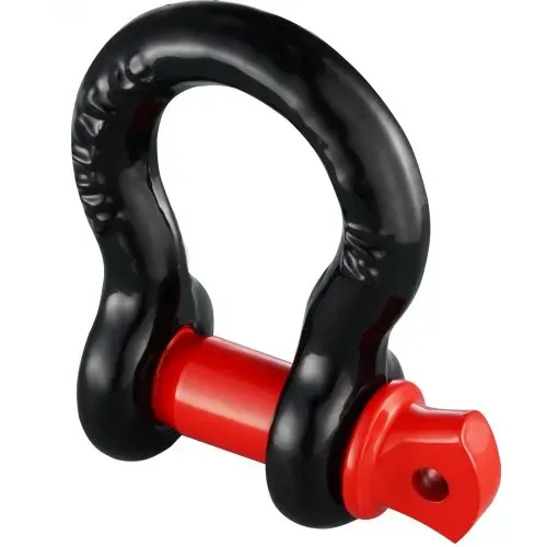 VEVOR 4er-Pack 12,7 mm D-Ring-Schäkel mit 15,875 mm Schraubstift, 8000,0kg Bruchfestigkeit – Bild 10