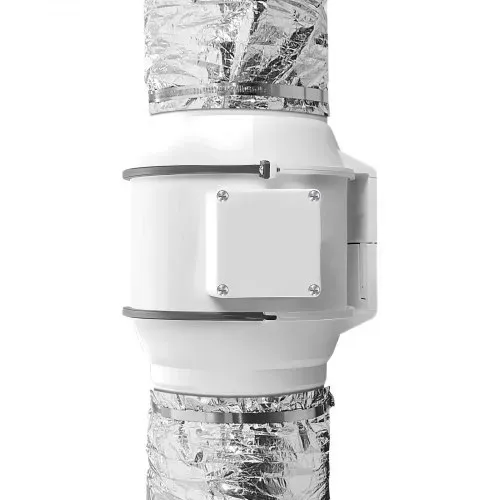 VEVOR Aluflexschlauch 7620mm lang Lüftungsschlauch Φ208mm Alu Flexrohr Luftkanal R-6 Thermischer Widerstandswert 25mm Rohrstärke Alurohr Schlauch Owens Corning-Isolierwatte Luftleitungen – Bild 9
