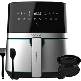 Heißluftfritteuse CecoFry Full InoxBlack 5500 Pro, mit Zubehör Heißluftfritteuse CecoFry Full InoxBlack 5500 Pro, mit Zubehör