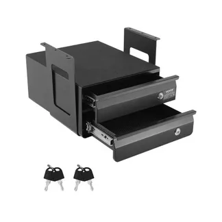 VEVOR Untertisch Schublade 365x335x250 mm, Unterbau Schreibtisch, versteckter 2-lagiger Aufbewahrungs-Organizer, abschließbare Bleistiftschublade für die Untermontage für Sitz-Steh-Arbeitsplätze VEVOR Untertisch Schublade 365x335x250 mm, Unterbau Schreibtisch, versteckter 2-lagiger Aufbewahrungs-Organizer, abschließbare Bleistiftschublade für die Untermontage für Sitz-Steh-Arbeitsplätze