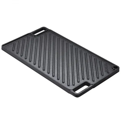 VEVOR Gusseisen Grillplatte BBQ Wendeplatte 425x246x16mm Grill-Zubehör Pro VEVOR Gusseisen Grillplatte BBQ Wendeplatte 425x246x16mm Grill-Zubehör Pro