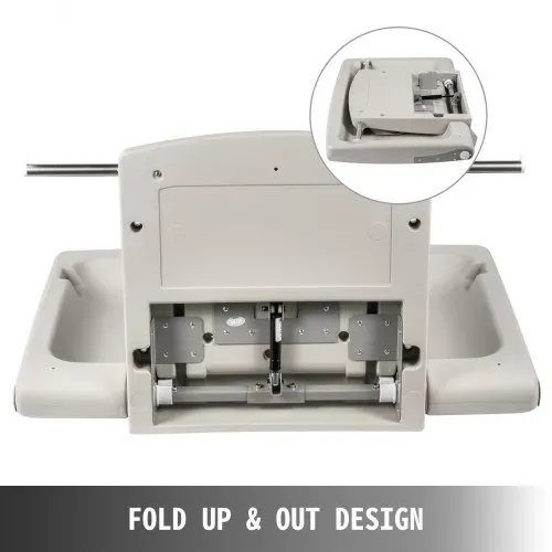 VEVOR 85 x 57 x 47 cm Wickeltisch klappbar Wickelstation für Babys HDPE für Geschäftliche und Private Anlässe – Bild 4