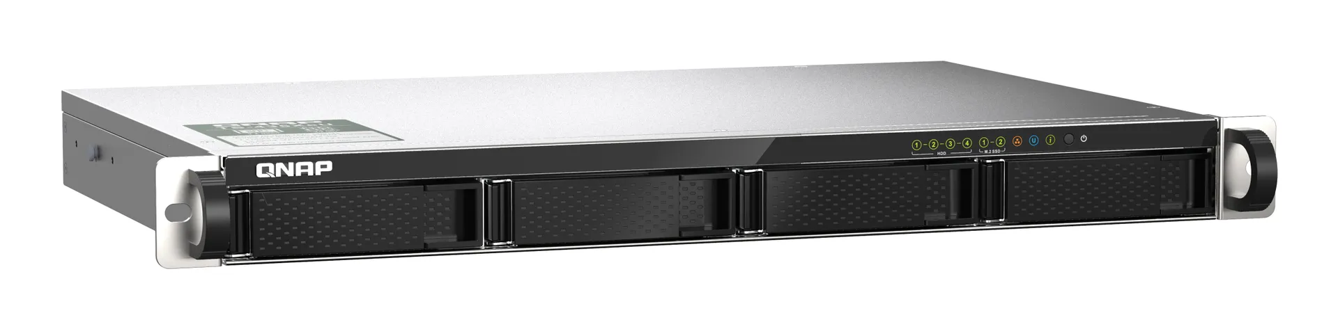 QNAP TS-435XEU NAS Rack (1U) Marvell CN9131 4 GB DDR4 0 TB QNAP QTS Schwarz, Grau – Bild 3